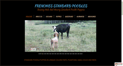 Desktop Screenshot of frenchiespoodles.com